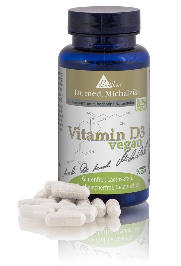 Vitamin D3 vegan, 120 Kps. (50,4 g)