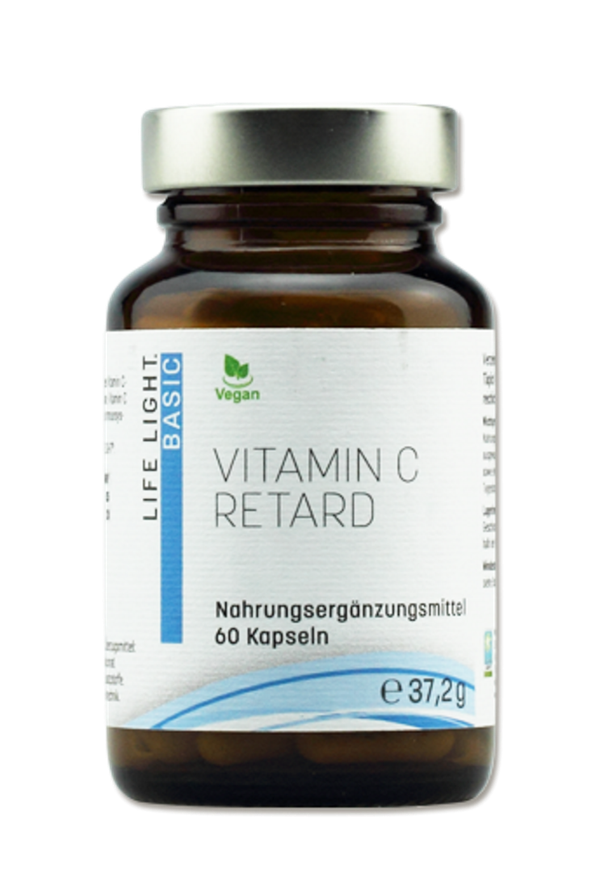 Vitamin C retard, 60 Kps. (37,2 g)