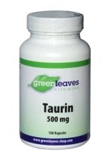 .L-Taurin 500 mg, 100 Kps. (62 g) - MHD 06/23