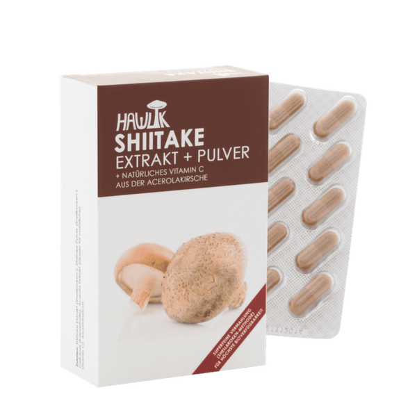 Shiitake Extrakt und Pulver, 32g