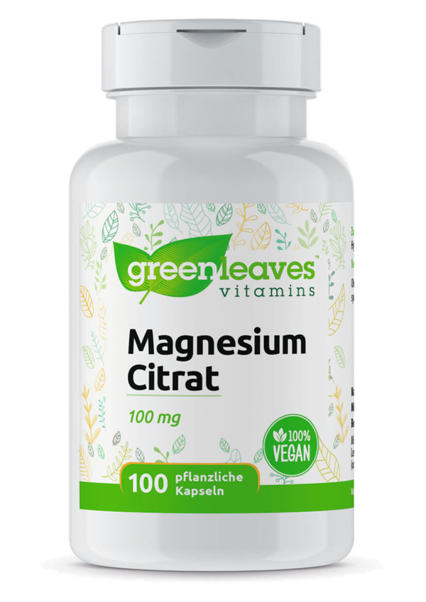.Magnesium Citrat, 100 Kps. (96 g)