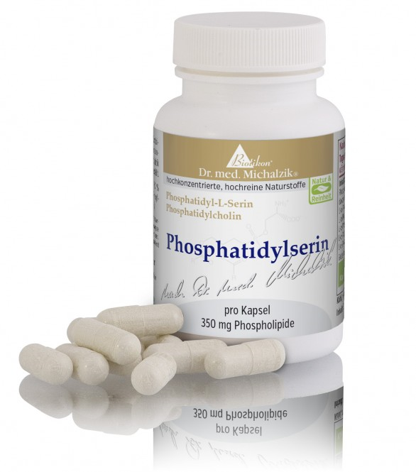 Phosphatidylserin, 60 Kps. (36,6 g)