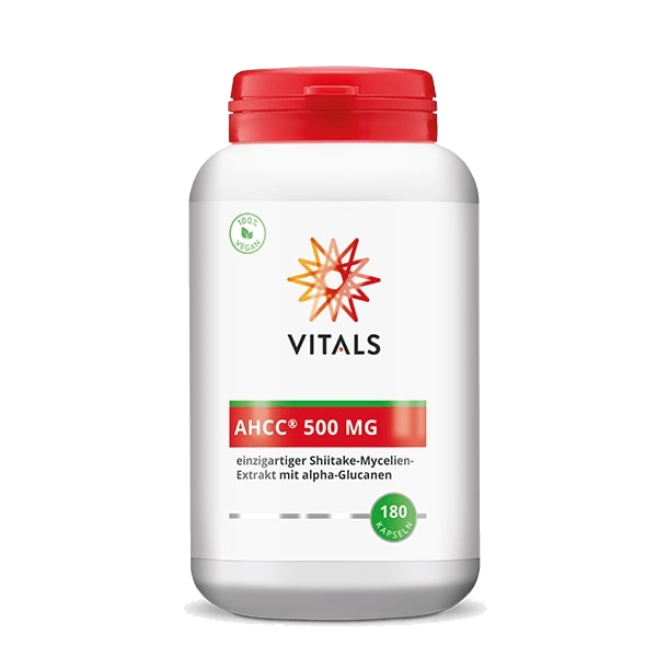 AHCC 500 mg,  180 Kps. (111 g)