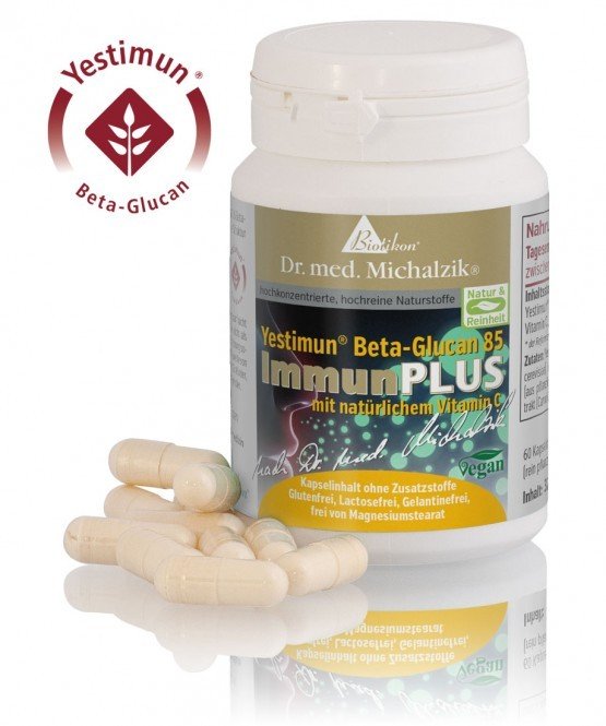 ImmunPLUS Beta Glucan 85, 60 Kps. (32,7 g)
