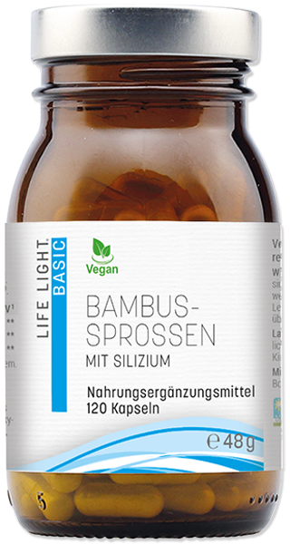 Bambussprossen - 210 mg Silizium, 120 Kps (48 g)